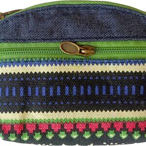 Coin Purse for Women Cute Small Wallets Change Purse Coin Pouch denim green